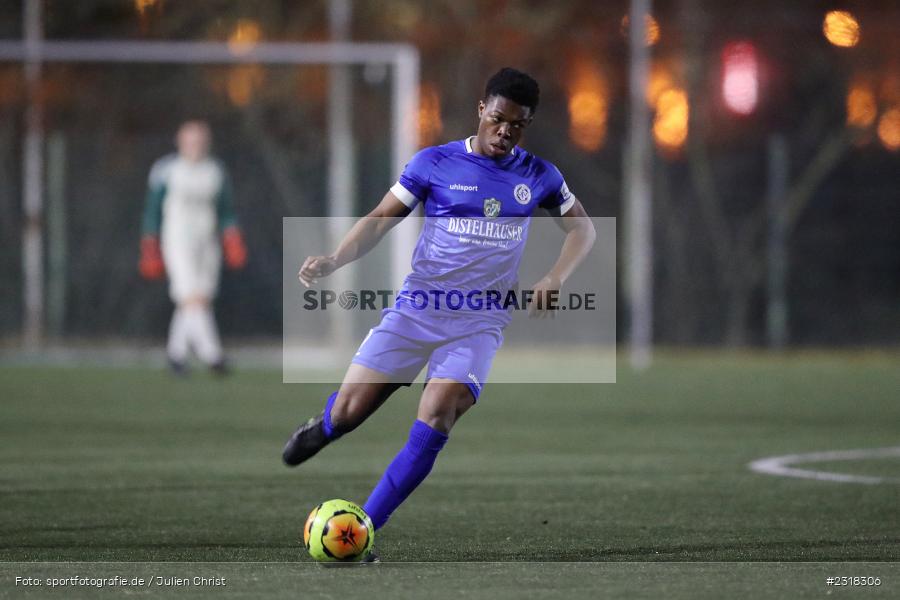 Mohammed Adjagey, Sepp Endres Sportanlage, Würzburg, 15.02.2022, BFV, sport, action, Februar 2022, Saison 2021/2022, Freundschaftsspiele, FTS, WFV, FT Schweinfurt, Würzburger FV - Bild-ID: 2318306