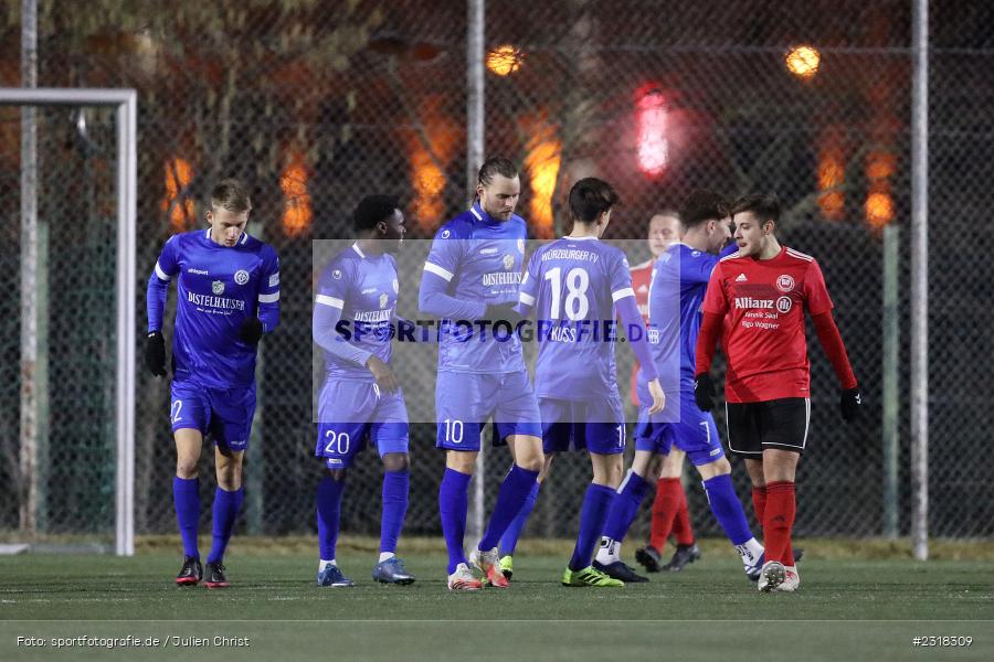 Torjubel, Jayson Tuda, Sepp Endres Sportanlage, Würzburg, 15.02.2022, BFV, sport, action, Februar 2022, Saison 2021/2022, Freundschaftsspiele, FTS, WFV, FT Schweinfurt, Würzburger FV - Bild-ID: 2318309