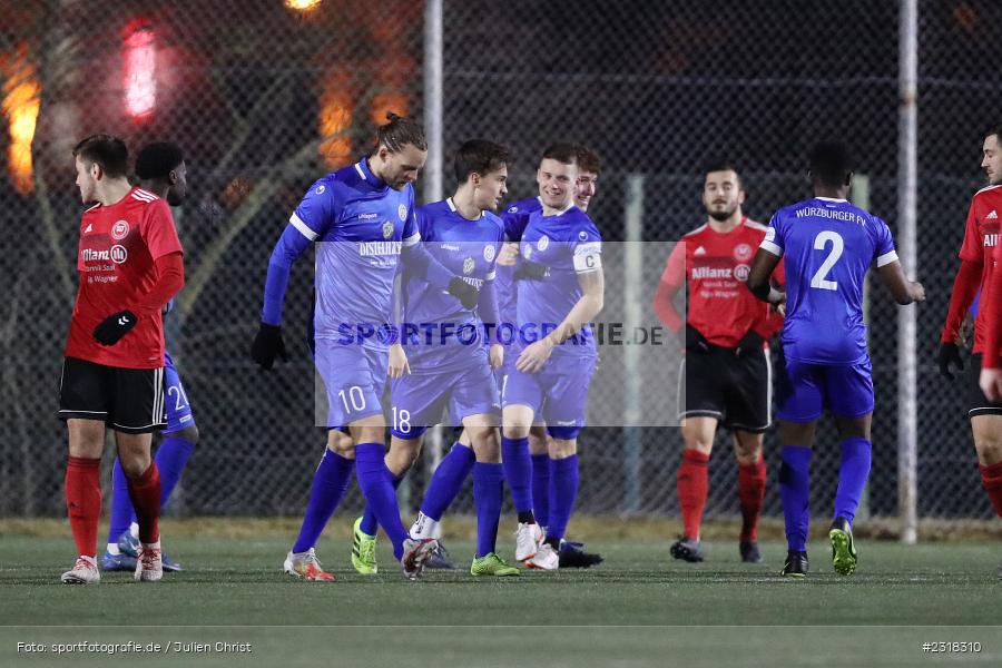 Torjubel, Jayson Tuda, Sepp Endres Sportanlage, Würzburg, 15.02.2022, BFV, sport, action, Februar 2022, Saison 2021/2022, Freundschaftsspiele, FTS, WFV, FT Schweinfurt, Würzburger FV - Bild-ID: 2318310