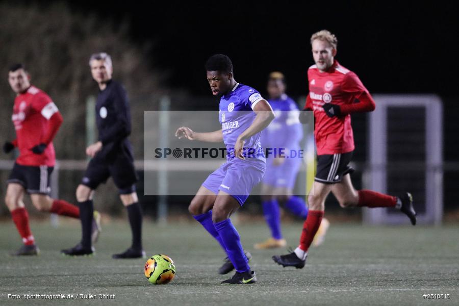 Mohammed Adjagey, Sepp Endres Sportanlage, Würzburg, 15.02.2022, BFV, sport, action, Februar 2022, Saison 2021/2022, Freundschaftsspiele, FTS, WFV, FT Schweinfurt, Würzburger FV - Bild-ID: 2318313