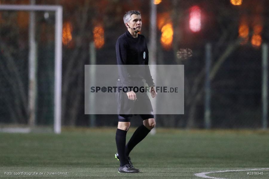 Schiedsrichter, Thomas Stein, Sepp Endres Sportanlage, Würzburg, 15.02.2022, BFV, sport, action, Februar 2022, Saison 2021/2022, Freundschaftsspiele, FTS, WFV, FT Schweinfurt, Würzburger FV - Bild-ID: 2318345