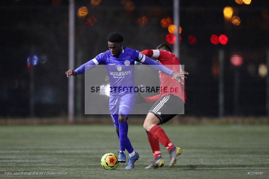 Jayson Tuda, Sepp Endres Sportanlage, Würzburg, 15.02.2022, BFV, sport, action, Februar 2022, Saison 2021/2022, Freundschaftsspiele, FTS, WFV, FT Schweinfurt, Würzburger FV - Bild-ID: 2318381