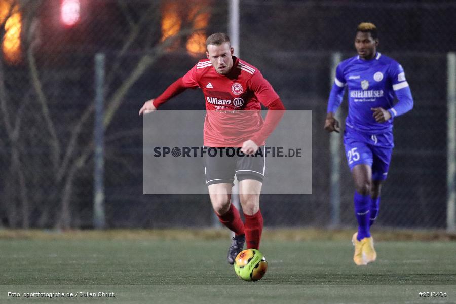 Niklas Reuß, Sepp Endres Sportanlage, Würzburg, 15.02.2022, BFV, sport, action, Februar 2022, Saison 2021/2022, Freundschaftsspiele, FTS, WFV, FT Schweinfurt, Würzburger FV - Bild-ID: 2318406