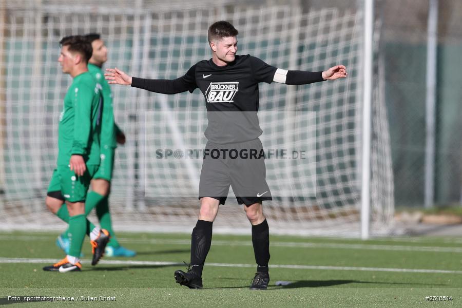 Torjubel, Lukas Lutz, Kunstrasenplatz, Erlabrunn, 19.02.2022, BFV, sport, action, Februar 2022, Saison 2021/2022, Freundschaftsspiele, FVK, FVGS, FV Karlstadt, FV Gemünden/Seifriedsburg - Bild-ID: 2318514