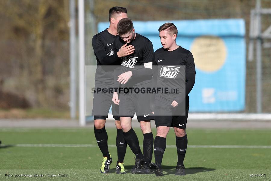 Torjubel, Lukas Lutz, Kunstrasenplatz, Erlabrunn, 19.02.2022, BFV, sport, action, Februar 2022, Saison 2021/2022, Freundschaftsspiele, FVK, FVGS, FV Karlstadt, FV Gemünden/Seifriedsburg - Bild-ID: 2318515