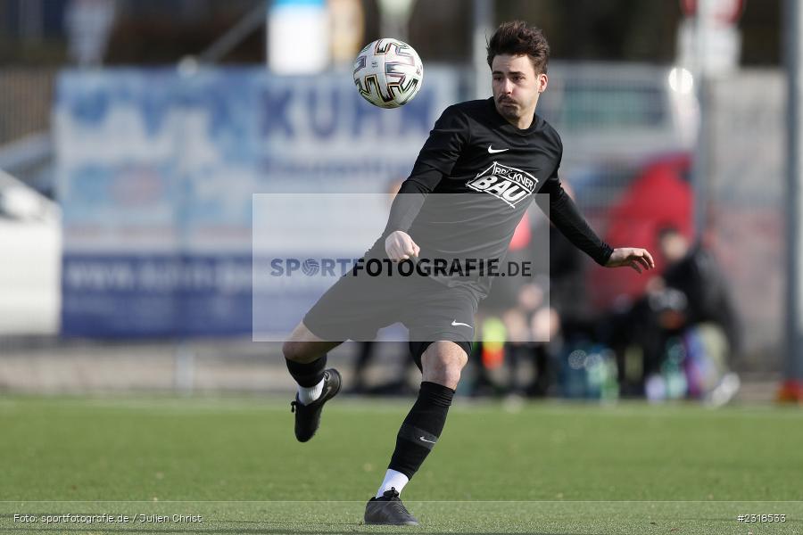 Konrad Scholz, Kunstrasenplatz, Erlabrunn, 19.02.2022, BFV, sport, action, Februar 2022, Saison 2021/2022, Freundschaftsspiele, FVK, FVGS, FV Karlstadt, FV Gemünden/Seifriedsburg - Bild-ID: 2318533 Konrad Scholz, Kunstrasenplatz, Erlabrunn, 19.02.2022, BFV, sport, action, Februar 2022, Saison 2021/2022, Freundschaftsspiele, FVK, FVGS, FV Karlstadt, FV Gemünden/Seifriedsburg - Bild-ID: 2318533