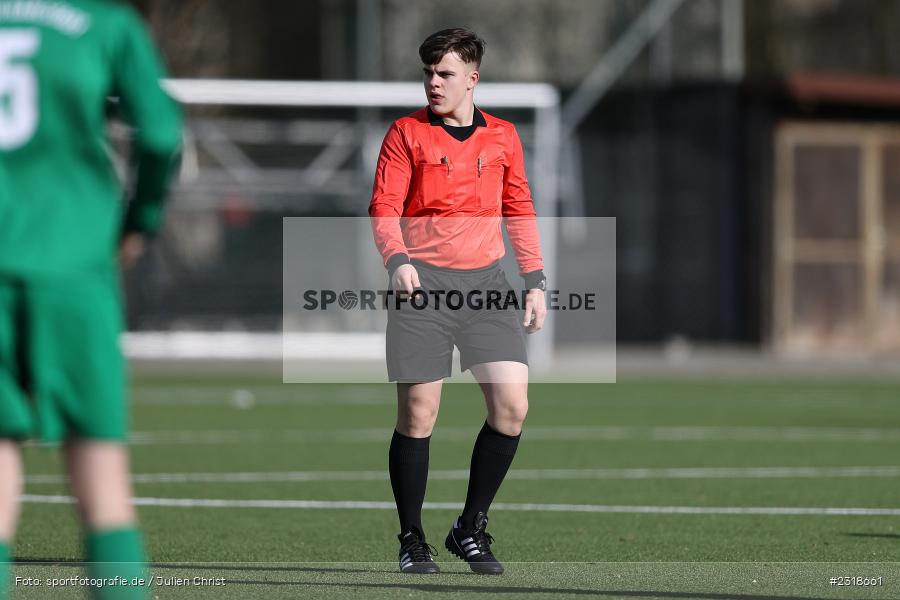 Schiedsrichter, Adrian Zinßer, Kunstrasenplatz, Erlabrunn, 19.02.2022, BFV, sport, action, Februar 2022, Saison 2021/2022, Freundschaftsspiele, FVK, FVGS, FV Karlstadt, FV Gemünden/Seifriedsburg - Bild-ID: 2318661 Schiedsrichter, Adrian Zinßer, Kunstrasenplatz, Erlabrunn, 19.02.2022, BFV, sport, action, Februar 2022, Saison 2021/2022, Freundschaftsspiele, FVK, FVGS, FV Karlstadt, FV Gemünden/Seifriedsburg - Bild-ID: 2318661