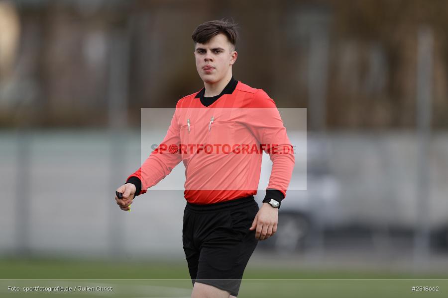 Schiedsrichter, Adrian Zinßer, Kunstrasenplatz, Erlabrunn, 19.02.2022, BFV, sport, action, Februar 2022, Saison 2021/2022, Freundschaftsspiele, FVK, FVGS, FV Karlstadt, FV Gemünden/Seifriedsburg - Bild-ID: 2318662 Schiedsrichter, Adrian Zinßer, Kunstrasenplatz, Erlabrunn, 19.02.2022, BFV, sport, action, Februar 2022, Saison 2021/2022, Freundschaftsspiele, FVK, FVGS, FV Karlstadt, FV Gemünden/Seifriedsburg - Bild-ID: 2318662