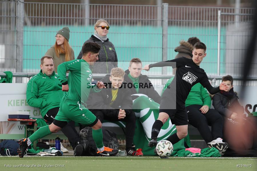 Ersin Özdemir, Kunstrasenplatz, Erlabrunn, 19.02.2022, BFV, sport, action, Februar 2022, Saison 2021/2022, Freundschaftsspiele, FVK, FVGS, FV Karlstadt, FV Gemünden/Seifriedsburg - Bild-ID: 2318675