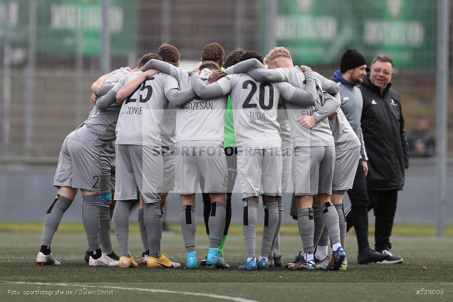Mannschaftskreis, Sepp Endres Sportanlage, Würzburg, 19.02.2022, BFV, sport, action, Februar 2022, Saison 2021/2022, Freundschaftsspiele, ASV, WFV, ASV Rimpar, Würzburger FV - Bild-ID: 2318706