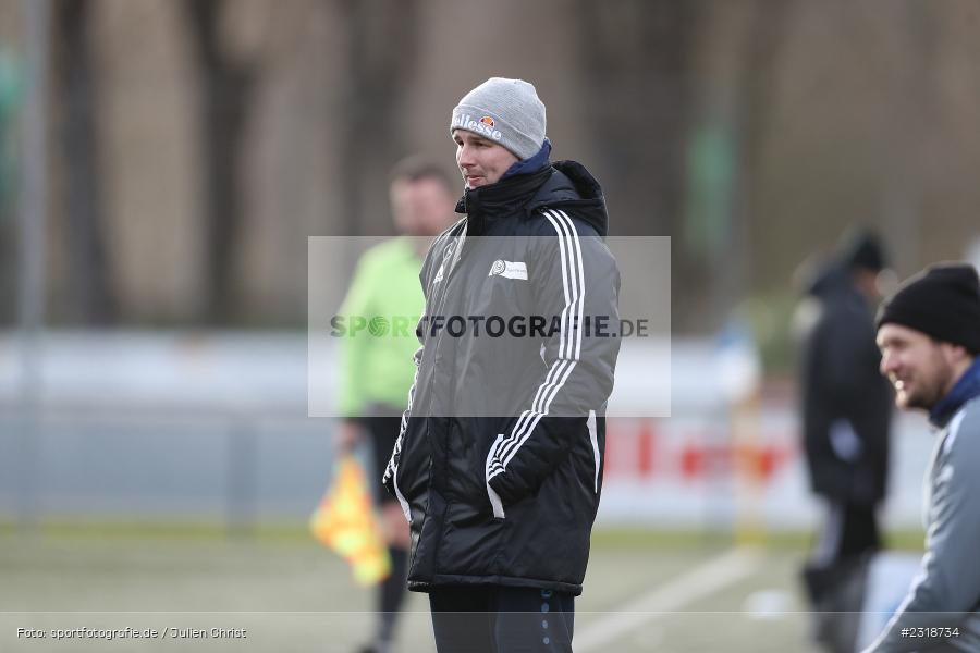 Marcel Heck, Sepp Endres Sportanlage, Würzburg, 19.02.2022, BFV, sport, action, Februar 2022, Saison 2021/2022, Freundschaftsspiele, ASV, WFV, ASV Rimpar, Würzburger FV - Bild-ID: 2318734