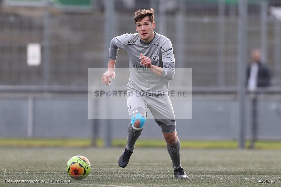 Moritz Lotzen, Sepp Endres Sportanlage, Würzburg, 19.02.2022, BFV, sport, action, Februar 2022, Saison 2021/2022, Freundschaftsspiele, ASV, WFV, ASV Rimpar, Würzburger FV - Bild-ID: 2318746