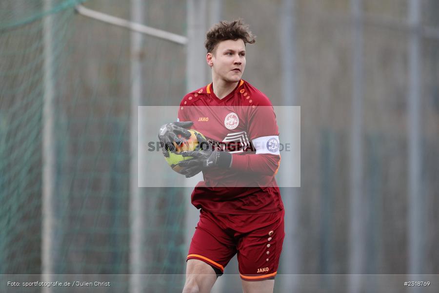 Robin Michel, Sepp Endres Sportanlage, Würzburg, 19.02.2022, BFV, sport, action, Februar 2022, Saison 2021/2022, Freundschaftsspiele, ASV, WFV, ASV Rimpar, Würzburger FV - Bild-ID: 2318769