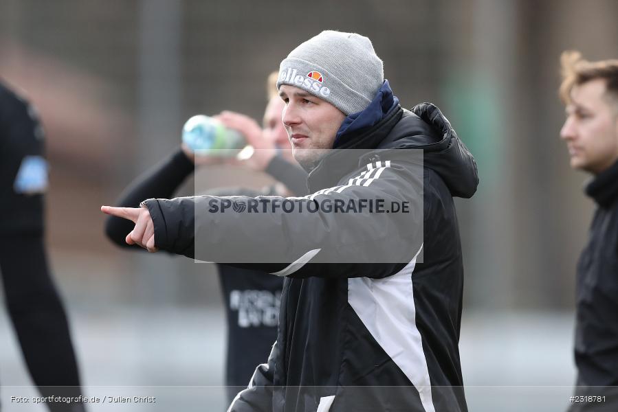Marcel Heck, Sepp Endres Sportanlage, Würzburg, 19.02.2022, BFV, sport, action, Februar 2022, Saison 2021/2022, Freundschaftsspiele, ASV, WFV, ASV Rimpar, Würzburger FV - Bild-ID: 2318781