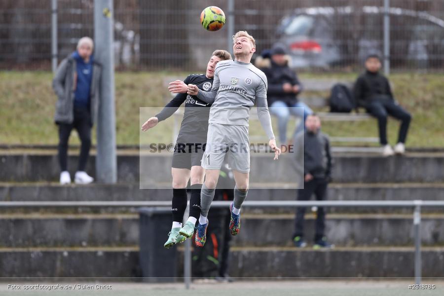 Nicolas Engelking, Sepp Endres Sportanlage, Würzburg, 19.02.2022, BFV, sport, action, Februar 2022, Saison 2021/2022, Freundschaftsspiele, ASV, WFV, ASV Rimpar, Würzburger FV - Bild-ID: 2318785
