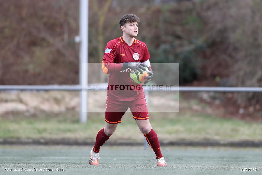 Robin Michel, Sepp Endres Sportanlage, Würzburg, 19.02.2022, BFV, sport, action, Februar 2022, Saison 2021/2022, Freundschaftsspiele, ASV, WFV, ASV Rimpar, Würzburger FV - Bild-ID: 2318790