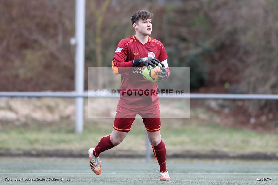 Robin Michel, Sepp Endres Sportanlage, Würzburg, 19.02.2022, BFV, sport, action, Februar 2022, Saison 2021/2022, Freundschaftsspiele, ASV, WFV, ASV Rimpar, Würzburger FV - Bild-ID: 2318791