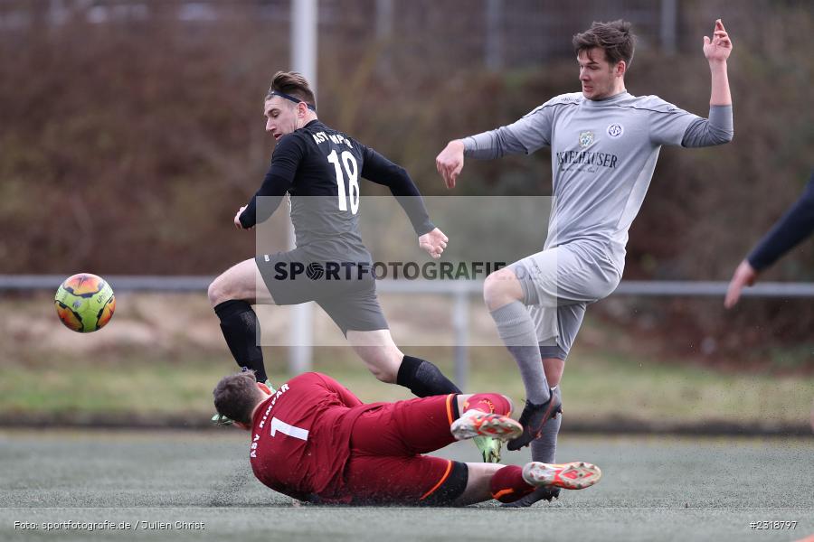 Moritz Lotzen, Sepp Endres Sportanlage, Würzburg, 19.02.2022, BFV, sport, action, Februar 2022, Saison 2021/2022, Freundschaftsspiele, ASV, WFV, ASV Rimpar, Würzburger FV - Bild-ID: 2318797