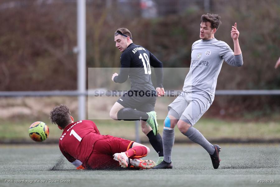 Moritz Lotzen, Sepp Endres Sportanlage, Würzburg, 19.02.2022, BFV, sport, action, Februar 2022, Saison 2021/2022, Freundschaftsspiele, ASV, WFV, ASV Rimpar, Würzburger FV - Bild-ID: 2318798