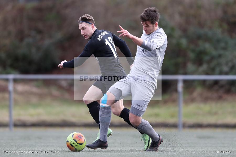 Moritz Lotzen, Sepp Endres Sportanlage, Würzburg, 19.02.2022, BFV, sport, action, Februar 2022, Saison 2021/2022, Freundschaftsspiele, ASV, WFV, ASV Rimpar, Würzburger FV - Bild-ID: 2318799