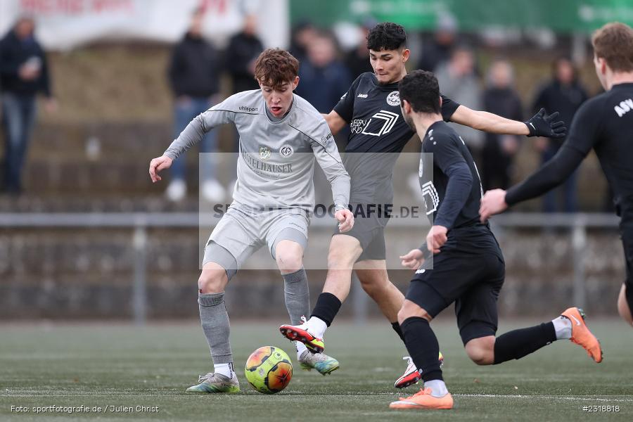 Simon Schäffer, Sepp Endres Sportanlage, Würzburg, 19.02.2022, BFV, sport, action, Februar 2022, Saison 2021/2022, Freundschaftsspiele, ASV, WFV, ASV Rimpar, Würzburger FV - Bild-ID: 2318818