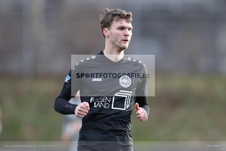 Moritz Fischer, Sepp Endres Sportanlage, Würzburg, 19.02.2022, BFV, sport, action, Februar 2022, Saison 2021/2022, Freundschaftsspiele, ASV, WFV, ASV Rimpar, Würzburger FV - Bild-ID: 2318842