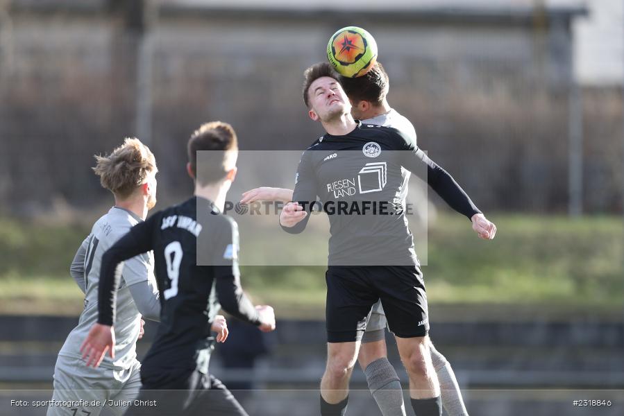 Lukas Behringer, Sepp Endres Sportanlage, Würzburg, 19.02.2022, BFV, sport, action, Februar 2022, Saison 2021/2022, Freundschaftsspiele, ASV, WFV, ASV Rimpar, Würzburger FV - Bild-ID: 2318846