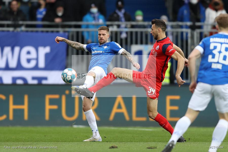 Tobias Kempe, Merck-Stadion, Darmstadt, 20.02.2022, DFL, sport, action, Februar 2022, Saison 2021/2022, 2. Bundesliga, FCH, SV98, FC Hansa Rostock, SV Darmstadt 98 - Bild-ID: 2318869 Tobias Kempe, Merck-Stadion, Darmstadt, 20.02.2022, DFL, sport, action, Februar 2022, Saison 2021/2022, 2. Bundesliga, FCH, SV98, FC Hansa Rostock, SV Darmstadt 98 - Bild-ID: 2318869