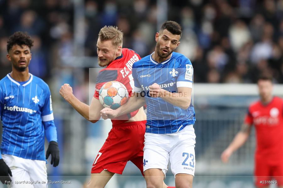 Klaus Gjasula, Merck-Stadion, Darmstadt, 20.02.2022, DFL, sport, action, Februar 2022, Saison 2021/2022, 2. Bundesliga, FCH, SV98, FC Hansa Rostock, SV Darmstadt 98 - Bild-ID: 2318893 Klaus Gjasula, Merck-Stadion, Darmstadt, 20.02.2022, DFL, sport, action, Februar 2022, Saison 2021/2022, 2. Bundesliga, FCH, SV98, FC Hansa Rostock, SV Darmstadt 98 - Bild-ID: 2318893