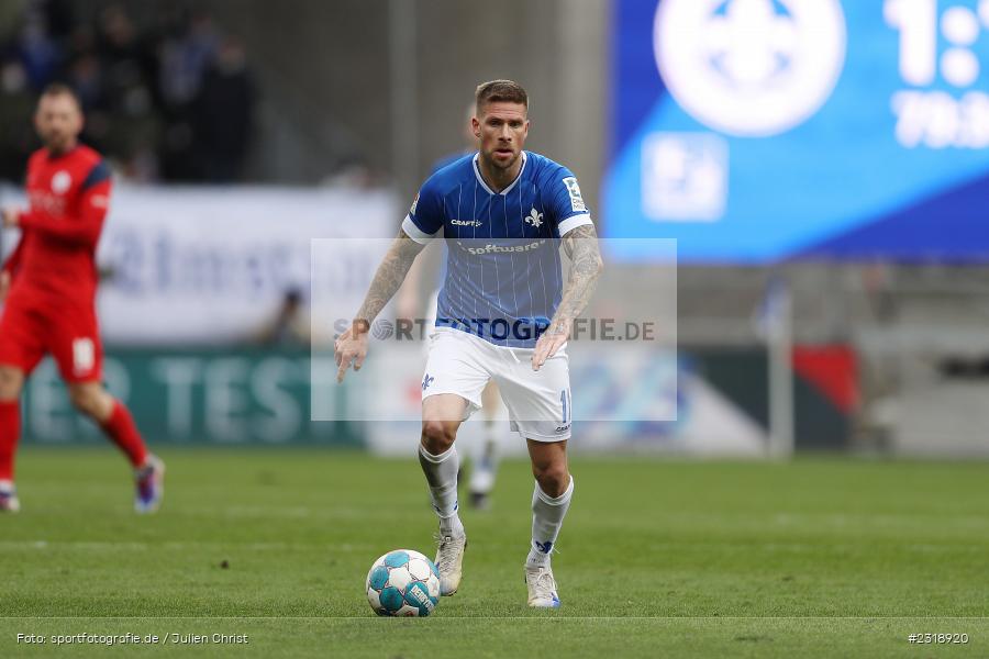 Tobias Kempe, Merck-Stadion, Darmstadt, 20.02.2022, DFL, sport, action, Februar 2022, Saison 2021/2022, 2. Bundesliga, FCH, SV98, FC Hansa Rostock, SV Darmstadt 98 - Bild-ID: 2318920