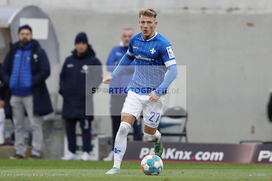 Tim Skarke, Merck-Stadion, Darmstadt, 20.02.2022, DFL, sport, action, Februar 2022, Saison 2021/2022, 2. Bundesliga, FCH, SV98, FC Hansa Rostock, SV Darmstadt 98 - Bild-ID: 2318946