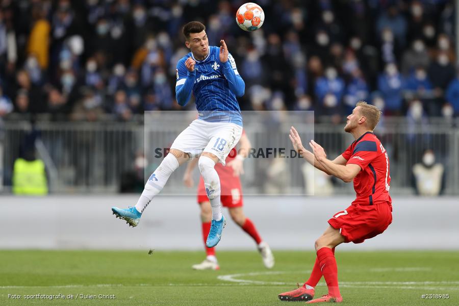 Mathias Honsak, Merck-Stadion, Darmstadt, 20.02.2022, DFL, sport, action, Februar 2022, Saison 2021/2022, 2. Bundesliga, FCH, SV98, FC Hansa Rostock, SV Darmstadt 98 - Bild-ID: 2318985 Mathias Honsak, Merck-Stadion, Darmstadt, 20.02.2022, DFL, sport, action, Februar 2022, Saison 2021/2022, 2. Bundesliga, FCH, SV98, FC Hansa Rostock, SV Darmstadt 98 - Bild-ID: 2318985