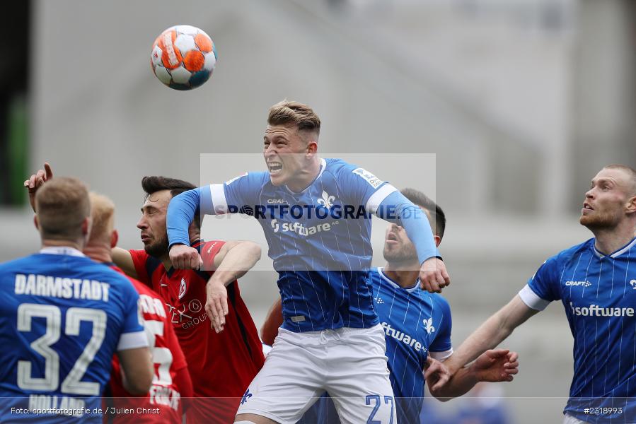 Tim Skarke, Merck-Stadion, Darmstadt, 20.02.2022, DFL, sport, action, Februar 2022, Saison 2021/2022, 2. Bundesliga, FCH, SV98, FC Hansa Rostock, SV Darmstadt 98 - Bild-ID: 2318993