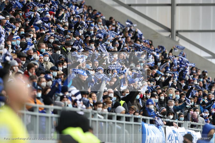 Fans, Merck-Stadion, Darmstadt, 20.02.2022, DFL, sport, action, Februar 2022, Saison 2021/2022, 2. Bundesliga, FCH, SV98, FC Hansa Rostock, SV Darmstadt 98 - Bild-ID: 2318997