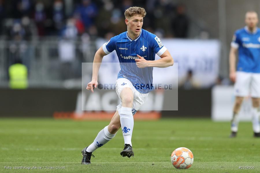 Clemens Riedel, Merck-Stadion, Darmstadt, 20.02.2022, DFL, sport, action, Februar 2022, Saison 2021/2022, 2. Bundesliga, FCH, SV98, FC Hansa Rostock, SV Darmstadt 98 - Bild-ID: 2319006