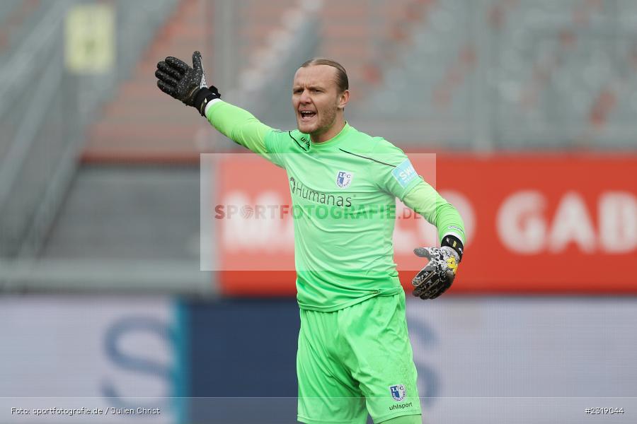 Dominik Reimann, FLYERALARM Arena, Würzburg, 26.02.2022, DFL, sport, action, Februar 2022, Saison 2021/2022, 3. Liga, FCM, FWK, 1. FC Magdeburg, FC Würzburger Kickers - Bild-ID: 2319044