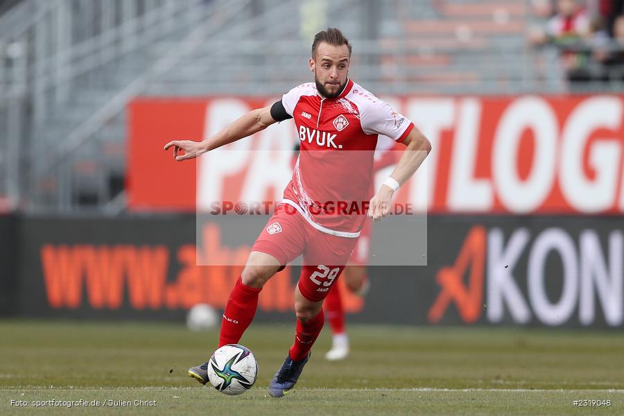 David Kopacz, FLYERALARM Arena, Würzburg, 26.02.2022, DFL, sport, action, Februar 2022, Saison 2021/2022, 3. Liga, FCM, FWK, 1. FC Magdeburg, FC Würzburger Kickers - Bild-ID: 2319048