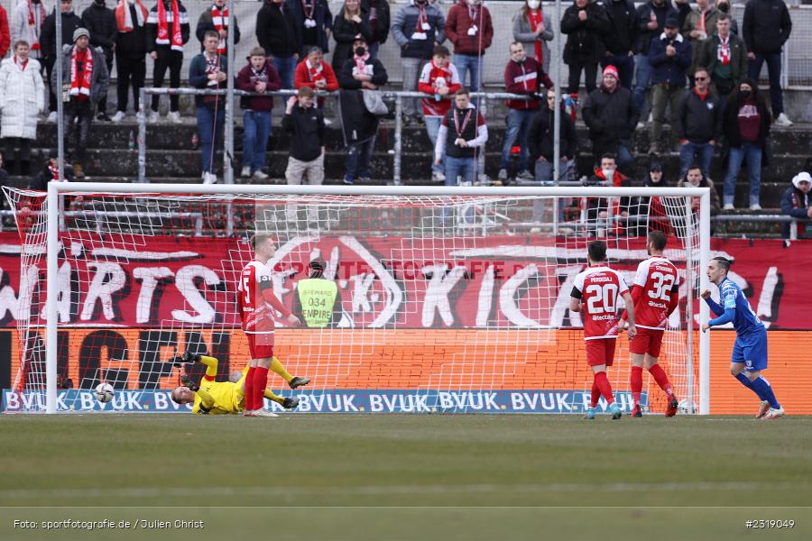 Baris Atik, FLYERALARM Arena, Würzburg, 26.02.2022, DFL, sport, action, Februar 2022, Saison 2021/2022, 3. Liga, FCM, FWK, 1. FC Magdeburg, FC Würzburger Kickers - Bild-ID: 2319049