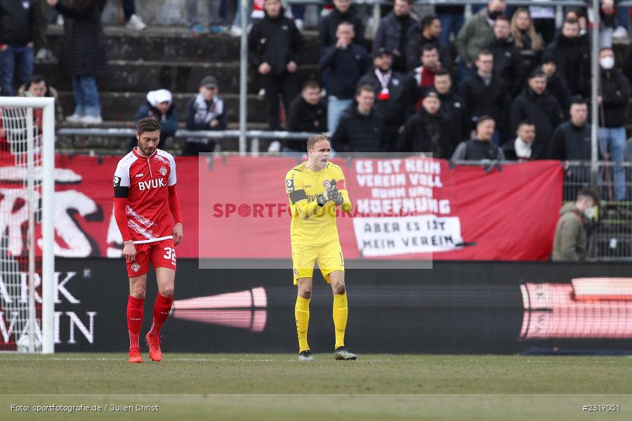 Hendrik Bonmann, FLYERALARM Arena, Würzburg, 26.02.2022, DFL, sport, action, Februar 2022, Saison 2021/2022, 3. Liga, FCM, FWK, 1. FC Magdeburg, FC Würzburger Kickers - Bild-ID: 2319051
