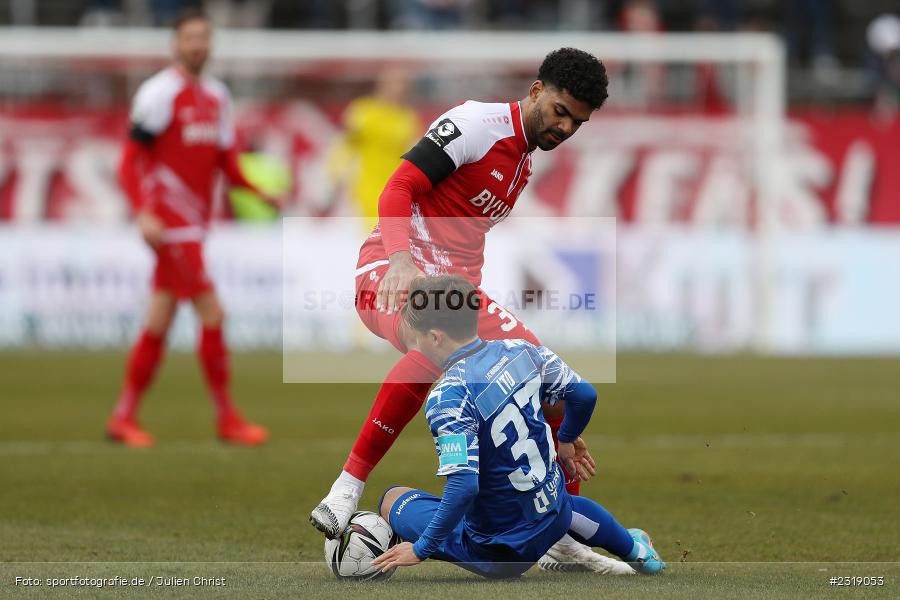 Andrè Becker, FLYERALARM Arena, Würzburg, 26.02.2022, DFL, sport, action, Februar 2022, Saison 2021/2022, 3. Liga, FCM, FWK, 1. FC Magdeburg, FC Würzburger Kickers - Bild-ID: 2319053