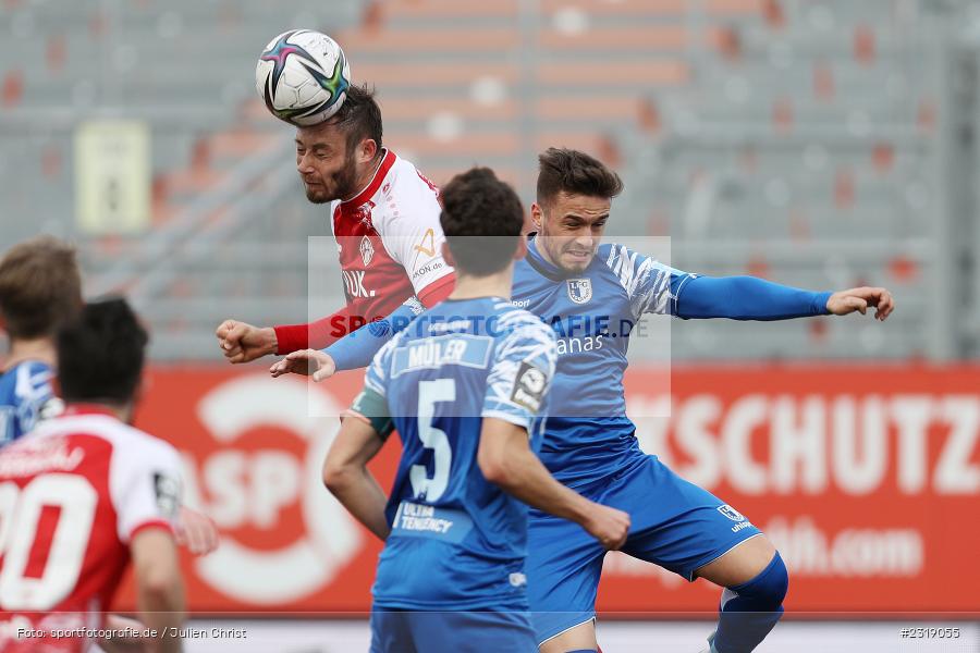 Christian Strohdiek, FLYERALARM Arena, Würzburg, 26.02.2022, DFL, sport, action, Februar 2022, Saison 2021/2022, 3. Liga, FCM, FWK, 1. FC Magdeburg, FC Würzburger Kickers - Bild-ID: 2319055