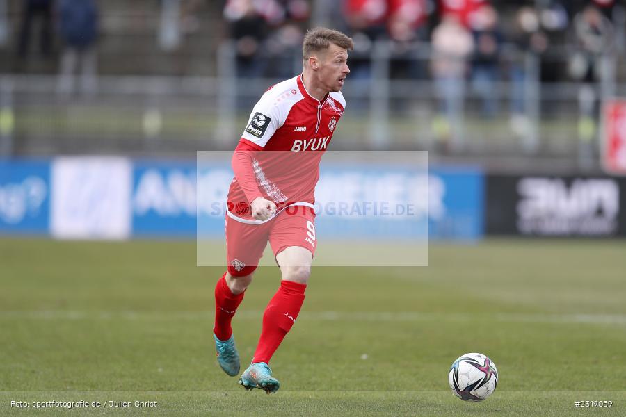 Marvin Pourié, FLYERALARM Arena, Würzburg, 26.02.2022, DFL, sport, action, Februar 2022, Saison 2021/2022, 3. Liga, FCM, FWK, 1. FC Magdeburg, FC Würzburger Kickers - Bild-ID: 2319059