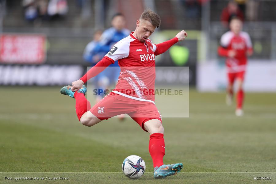 Marvin Pourié, FLYERALARM Arena, Würzburg, 26.02.2022, DFL, sport, action, Februar 2022, Saison 2021/2022, 3. Liga, FCM, FWK, 1. FC Magdeburg, FC Würzburger Kickers - Bild-ID: 2319060