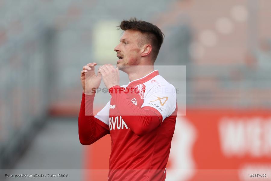 Marvin Pourié, FLYERALARM Arena, Würzburg, 26.02.2022, DFL, sport, action, Februar 2022, Saison 2021/2022, 3. Liga, FCM, FWK, 1. FC Magdeburg, FC Würzburger Kickers - Bild-ID: 2319062