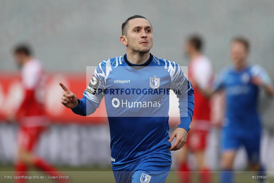 Baris Atik, FLYERALARM Arena, Würzburg, 26.02.2022, DFL, sport, action, Februar 2022, Saison 2021/2022, 3. Liga, FCM, FWK, 1. FC Magdeburg, FC Würzburger Kickers - Bild-ID: 2319067