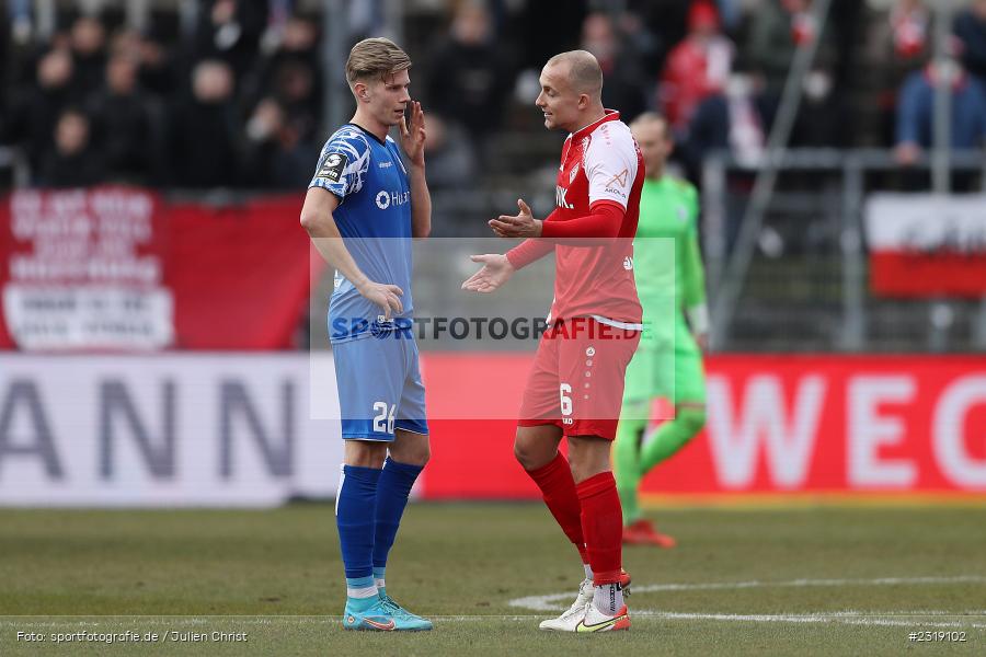 Luca Schuler, FLYERALARM Arena, Würzburg, 26.02.2022, DFL, sport, action, Februar 2022, Saison 2021/2022, 3. Liga, FCM, FWK, 1. FC Magdeburg, FC Würzburger Kickers - Bild-ID: 2319102