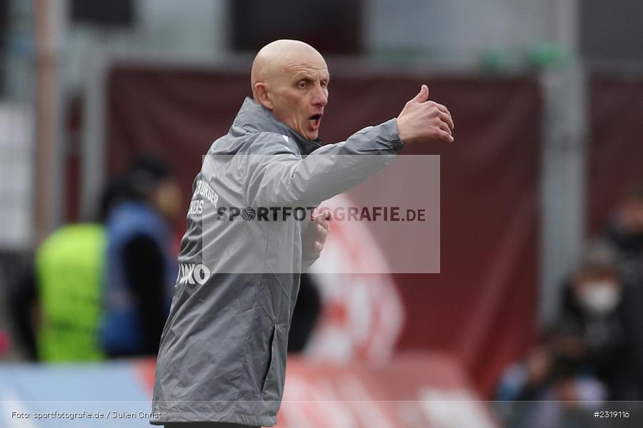 Ralf Santelli, FLYERALARM Arena, Würzburg, 26.02.2022, DFL, sport, action, Februar 2022, Saison 2021/2022, 3. Liga, FCM, FWK, 1. FC Magdeburg, FC Würzburger Kickers - Bild-ID: 2319116