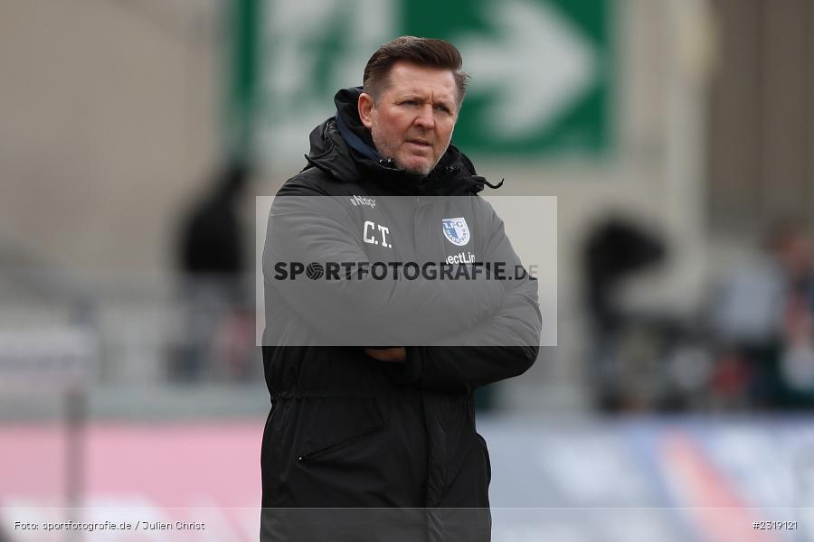 Christian Titz, FLYERALARM Arena, Würzburg, 26.02.2022, DFL, sport, action, Februar 2022, Saison 2021/2022, 3. Liga, FCM, FWK, 1. FC Magdeburg, FC Würzburger Kickers - Bild-ID: 2319121