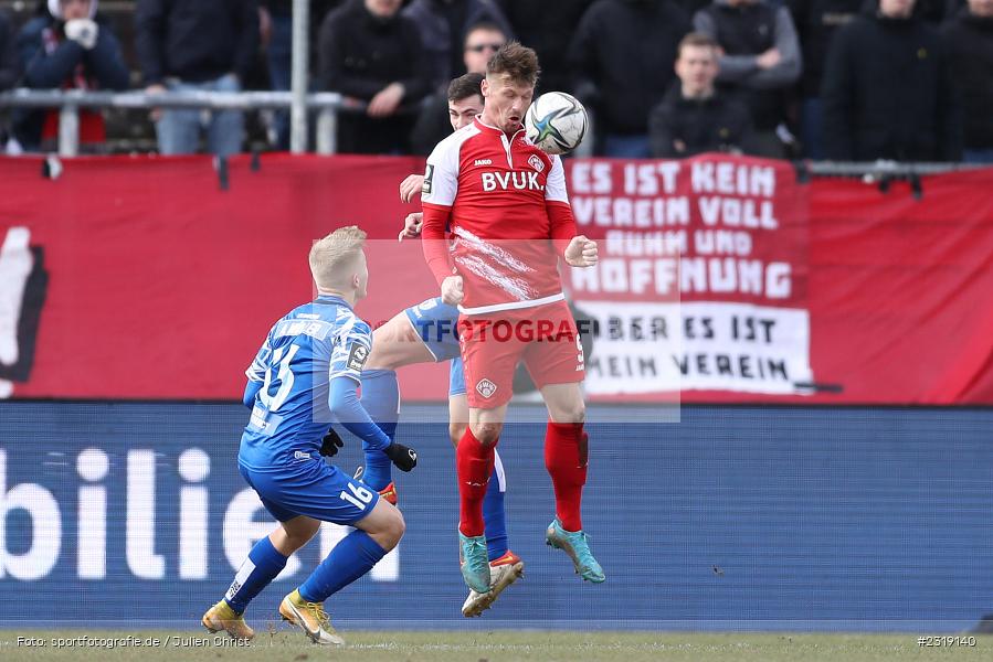 Marvin Pourié, FLYERALARM Arena, Würzburg, 26.02.2022, DFL, sport, action, Februar 2022, Saison 2021/2022, 3. Liga, FCM, FWK, 1. FC Magdeburg, FC Würzburger Kickers - Bild-ID: 2319140