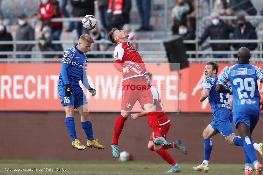 Marvin Pourié, FLYERALARM Arena, Würzburg, 26.02.2022, DFL, sport, action, Februar 2022, Saison 2021/2022, 3. Liga, FCM, FWK, 1. FC Magdeburg, FC Würzburger Kickers - Bild-ID: 2319142